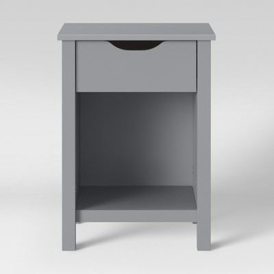 grey nightstand target