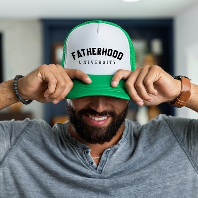 Simply Sage Market Fatherhood University Adult Foam Trucker Hat