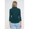 WEST K Women's Amaya Rib Knit Button Down Collar Top - 3 of 4