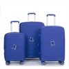 FATMOON Hardshell Suitcase Double Spinner Wheels PP Luggage Sets Lightweight Durable Suitcase with TSA Lock,3-Piece Set (20/24/28) - 2 of 4