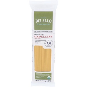 Delallo Pasta Capellini Organic - Pack of 16 - 1 lb - 1 of 1
