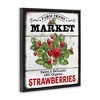Stupell Industries Farm Fresh Strawberries Black Framed Floater Canvas Wall Art - 3 of 4