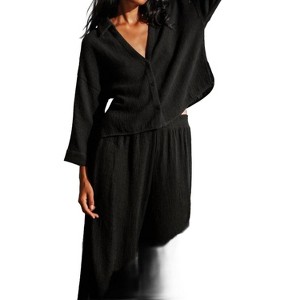 Women's Cropped Shirt - Handloom - 1 of 4