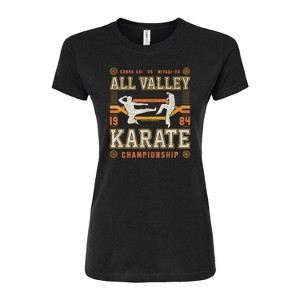 Women's - The Karate Kid - All Valley Karate Champion Fitted Graphic T-Shirt - 1 of 2