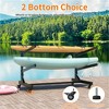 SKRAN 35.77" H Freestanding Kayak Storage Rack – Holds 2 Kayaks, Heavy-Duty Adjustable Stand with Lockable Wheels for Kayak, Canoe, SUP & Surfboard - 4 of 4