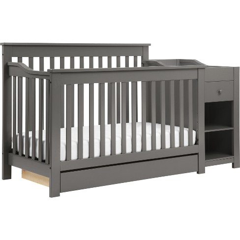 Crib with shop changing table target