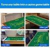 GSE 36"x72" Blackjack Layout Felt with Instructions, Las Vegas Style Casino Black Jack Tabletop Mat - 4 of 4