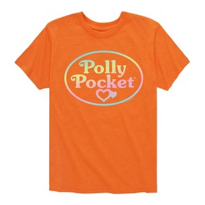 Boys' - Polly Pocket - Polly Pocket Ombre Logo Short Sleeve Graphic T-Shirt - 1 of 3