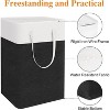 laundry basket 3-Pack, laundry hamper, Hamper with handles, collapsible laundry baskets, Waterproof dirty clothes hamper - 4 of 4