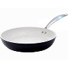 Mueller 10-Inch Non Stick Frying Pans, No PFOA or Apeo, Heavy Duty German Stone Coating Cookware, Aluminum Body, Evercool Stainless Steel Handle,Black
