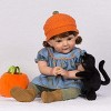 Paradise Galleries Reborn Toddler Doll in Fall-Themed/Halloween Outfit, 19 inch Pumpkin Spice, 8-Piece Halloween Gift Set - 2 of 3