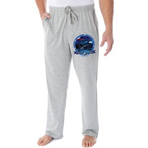 The Polar Express Men's Train Circle Logo Loungewear Sleep Pajama Pants Heather Grey - 1 of 3