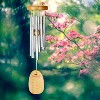 Woodstock Chimes Signature Collection, Little Gregorian Chime, 13'' Silver Wind Chime GLS - image 2 of 4