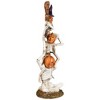 Northlight Trio of Stacked Trick or Treat Jack-O-Lantern Skeletons Halloween Decoration - 12.25" - 3 of 4