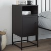 vidaXL Bedside Cabinet Nightstand Side End Table Home Bedroom Furniture Steel - 2 of 4
