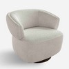 CAVINAS Polyester Accent Chair with Curved Backrest,Modern Oversized Upholstered Living Room Chairs,Reading Chairs for Living Room - 4 of 4