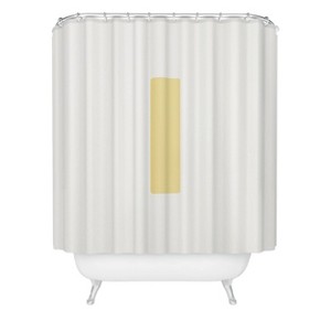 Deny Designs April Lane Art Block Monogram Shower Curtain - 1 of 3