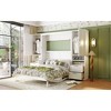 Queen Size Murphy Bed with Closet, Drawers and Shelves - 4 of 4