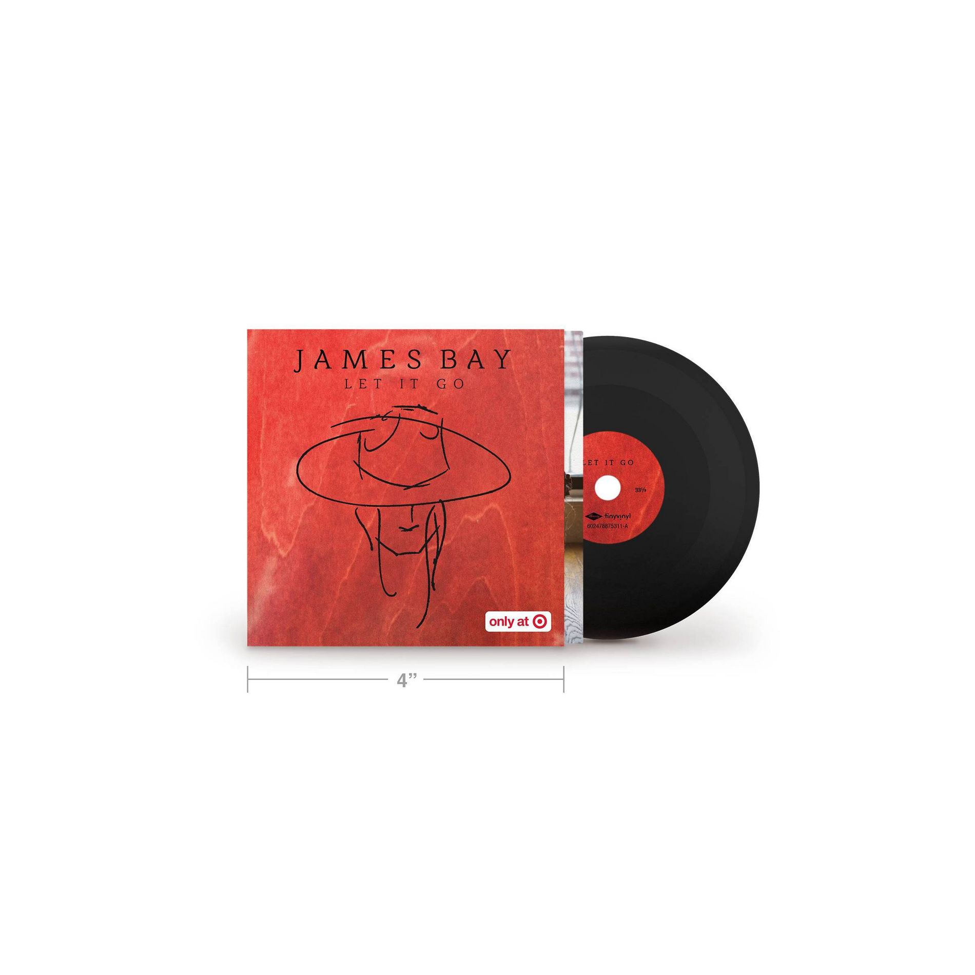 James Bay Tiny Vinyl Edition - Let It Go/Hold Back The River (Target Exclusive, vinyl 4 inch)