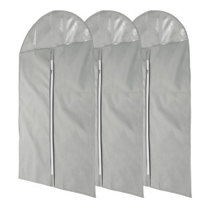 Unique Bargains Dustproof Thickened Garment Bag 3 Pcs - 1 of 4