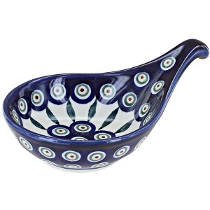 Blue Rose Polish Pottery 167 Zaklady Olive Dish - 1 of 1