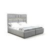 Queen Size Wooden Platform Bed with LED Headboard for Bedroom - 4 of 4