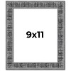 PosterPalooza | Photo Size Distressed Black Picture Frame - UV Acrylic, Foam Board Backing, Hanging Hardware - 2 of 4