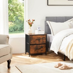 NicBex Dresser for Bedroom with 2 Drawers,Fabric Dresser Chest of Drawers with Metal Frame and Wood Top for Living Room,Hallway - 1 of 4