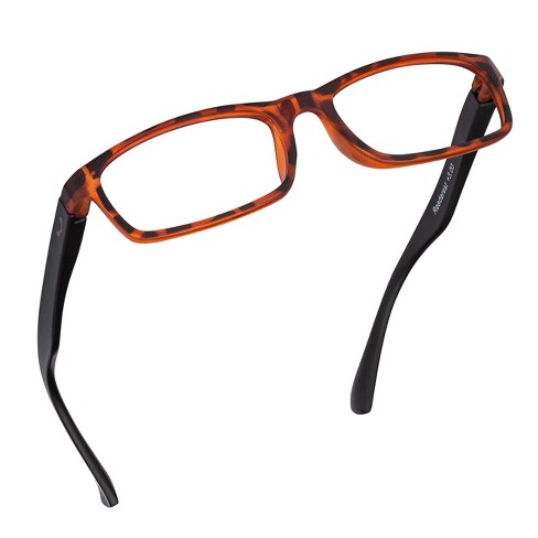 Blue light reading store glasses with magnification