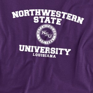 Men's Northwestern State University Official Circle Logo Short Sleeve Mens Cotton T-Shirt - 1 of 4