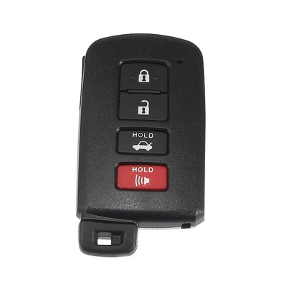 Unique Bargains Car Key Fob Shell 4 Button Remote Control Key Case Shell Keyless  Entry Housing Replacement For Toyota Rav4 Sequoia Highlander 12-15 : Target