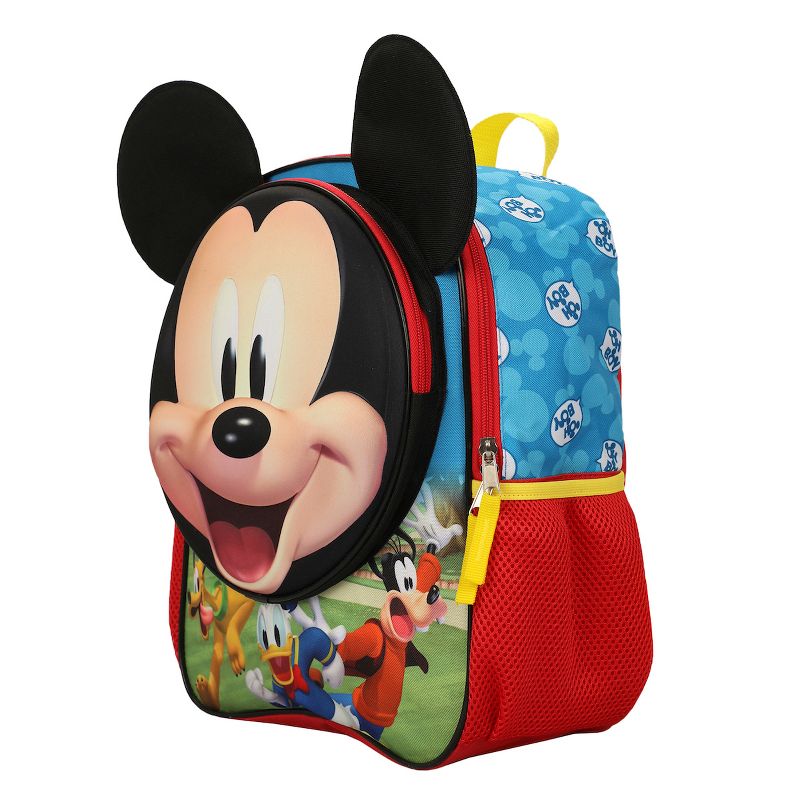 Mickey Mouse Preschool Big Mickey Face 14" Toddler Backpack, 3 of 7