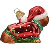 Old World Christmas Blown Glass Ornament for Christmas Tree, Dashing Dachshund Puppy - 4 of 4