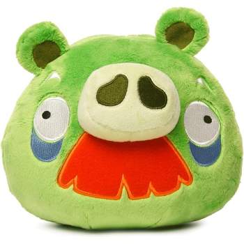 Mighty Mojo Angry Birds Moustache Pig Collectible Plush 8"
