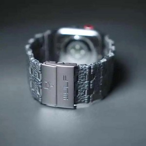 WULF 304L SS & Leather Watch Band - Made for the Apple Watch - 1 of 4