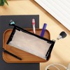 Unique Bargains Transparent Pen Pouch for Office Organizer - 2 of 4