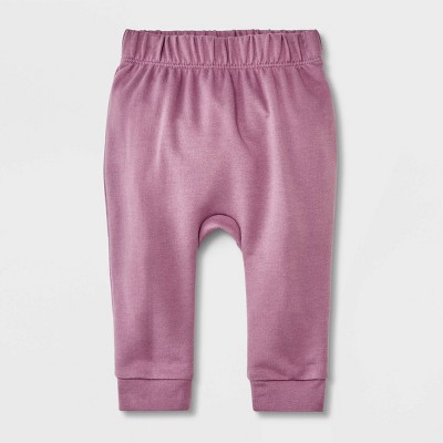 Baby French Terry Jogger Pants - Cat & Jack™ Light Purple 0-3M