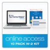 Adams W-2 Online Tax Kit, Fiscal Year: 2023, Six-Part Carbonless, 8 x 5.5, 2 Forms/Sheet, 10 Forms Total - 4 of 4