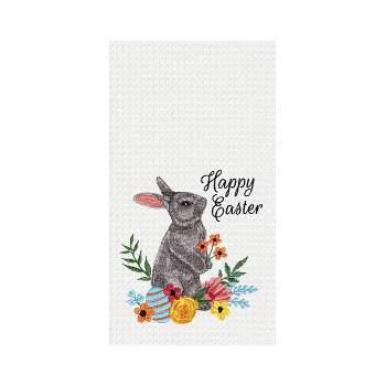 C&F Home Happy Easter Bunny Kitchen Towel