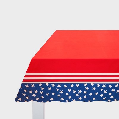Photo 1 of 10ct Oval Americana Platter with Stars Red - Sun Squad
20ct Americana Dinner Plates with Stars Blue - Sun Squad
20ct Americana Appetizer/Snack Plate Stripes Red - Sun Squad(2 pack) 
30ct Americana Lunch Napkins Stripes Blue - Sun Squad& (2 pack) 
Stars an