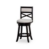 NicBex Accent Chair Swivel Chair Upholstered Bar Stools with Wood Legs for Kitchen Island, Living Room and Pub - 2 of 4