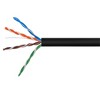 Monoprice Cat5e Bulk Bare Cable - 100 Feet - Black | Network Internet Cord - Copper Ethernet Cable UTP Solid Riser Rated (CMR) 350MHz 24AWG - 2 of 4