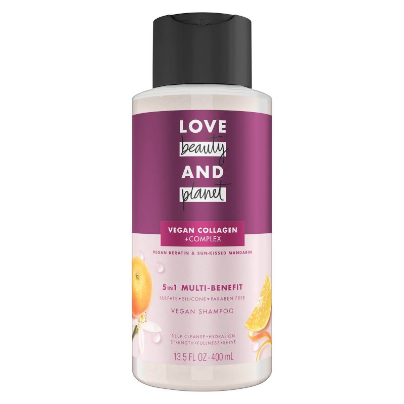 Love Beauty and Planet Vegan Keratin & Sun-Kissed Mandarin Sulfate-Free Shampoo, 3 of 11