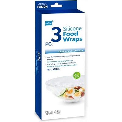 Grand Fusion Silicone Food Wrap Extra Large 3 Pack Target