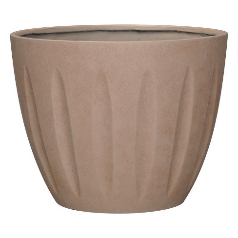 L&G Solutions 13 in. H X 16 in. D Polyresin Spritzer Planter Terra Cotta - image 1 of 1