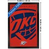 Trends International NBA Oklahoma City Thunder - Logo 25 Framed Wall Poster Prints - 3 of 4