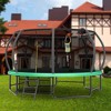 Whisen Outdoor Pumpkin Trampoline with Safety Enclosure Net, Foam Padded Poles, W-Shaped Legs, Balance Bars - 3 of 4