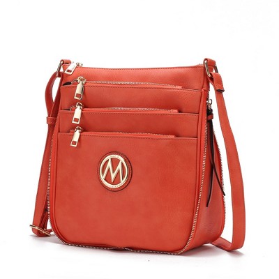 MKF Collection Salome Shoulder Crossbody Women’s Handbag Expandable Multi-Compartment Vegan Leather by Mia K