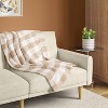 Cozy Woven Check Throw Blanket Neutral - Room Essentials™ - 2 of 4