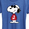 Women's - Peanuts - Joe Cool Nope Not Today Short Sleeve Graphic T-Shirt - 2 of 4